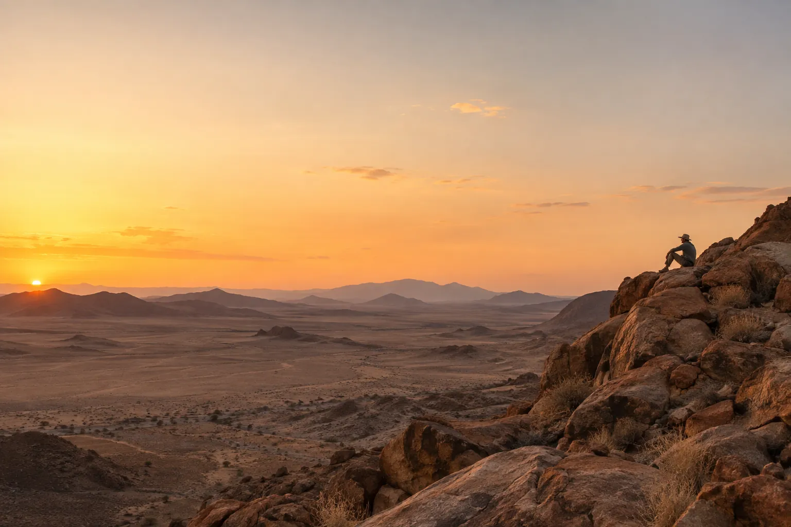 Illustrative Namibian landscape